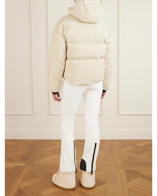 CORDOVA Natural Meribel Hooded Quilted Recycled Down Ski Jacket