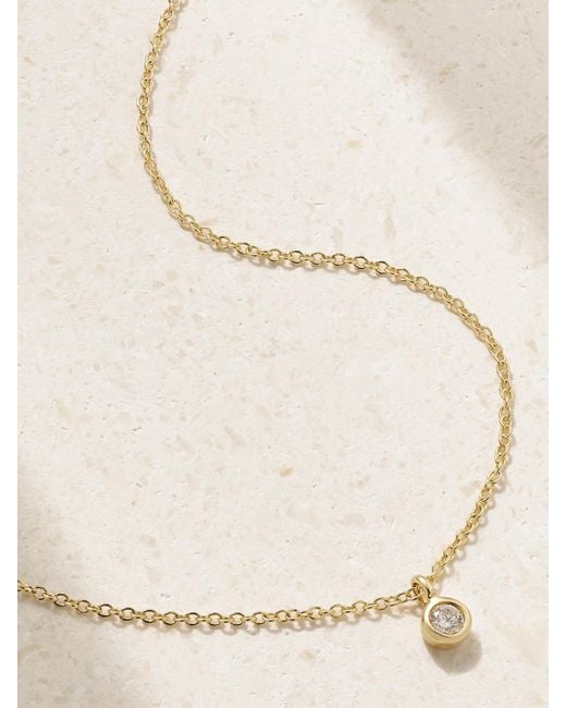 STONE AND STRAND Natural Essential 14-Karat Diamond Necklace