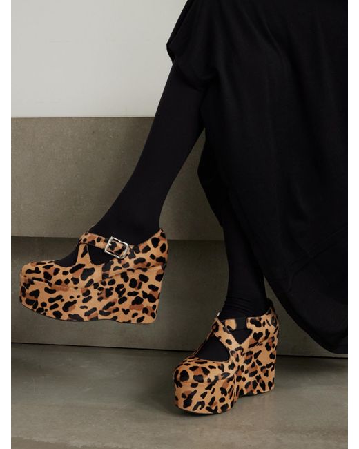 Alaïa Brown Heeled Shoes Criss Cross