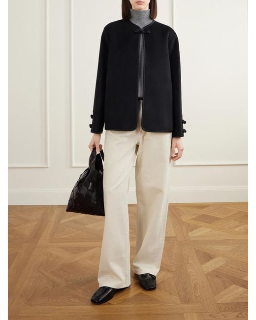 Rohe Black Wool And Cashmere-Blend Jacket