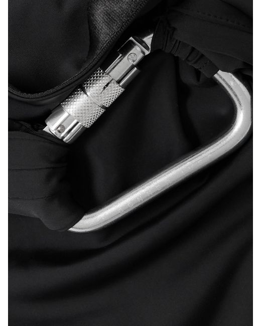 Conner Ives Black Jogginghose Mit Ausgestelltem Bein Aus Stretch-Jersey Mit Verzierung