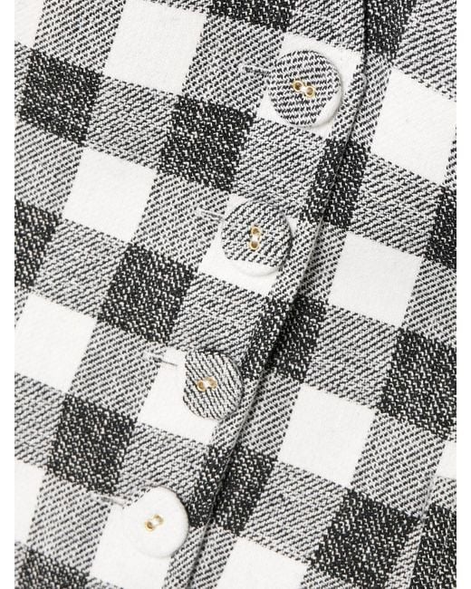 Haut En Coton Mélangé À Carreaux Vichy Prescott Cara Cara en coloris White