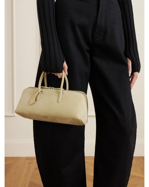 Alaïa Natural Delta Suede Tote
