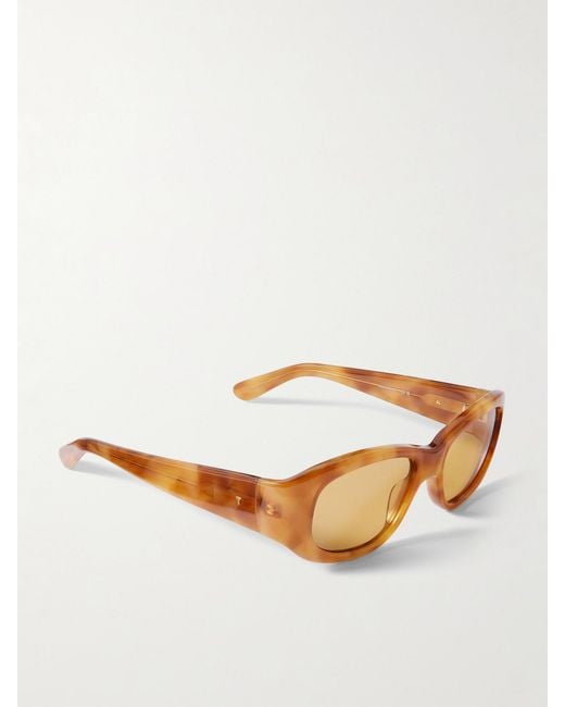THISTLES Multicolor The Al Square-Frame Acetate Sunglasses