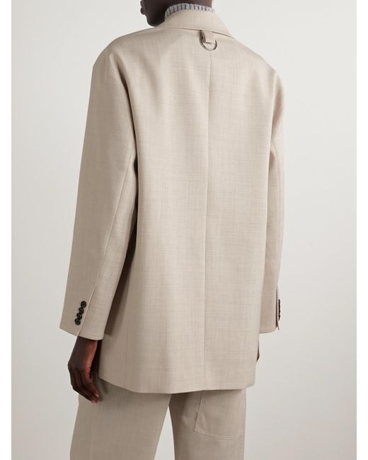 Tibi Natural Liam Woven Blazer