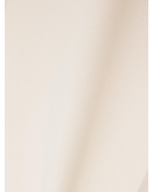 Rohe White Wool-Twill Wide-Leg Pants