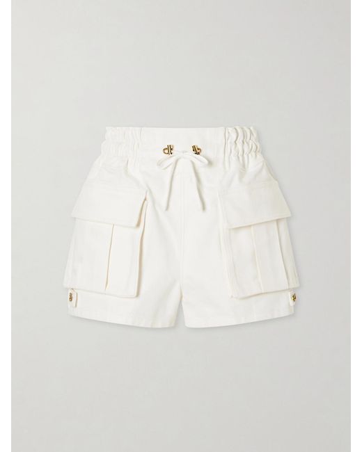 Balmain Natural Denim Shorts