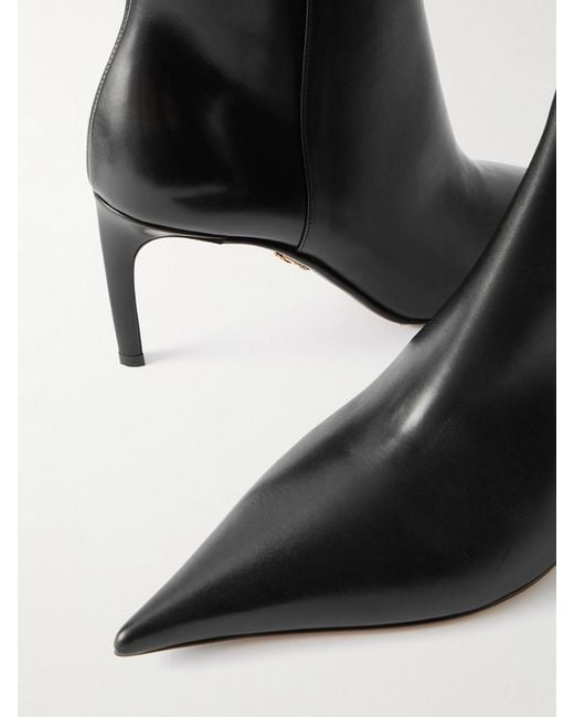 Dolce & Gabbana Black Devotion Leather Ankle Boots