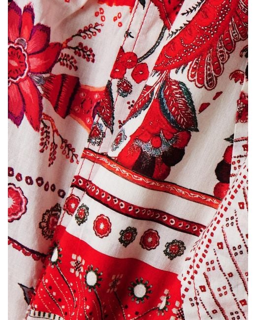 Isabel Marant Red Fedora Pants