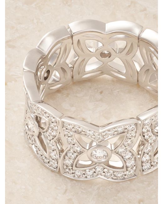 De Beers London Natural Lotus By De Beers 18-Karat Diamond Ring
