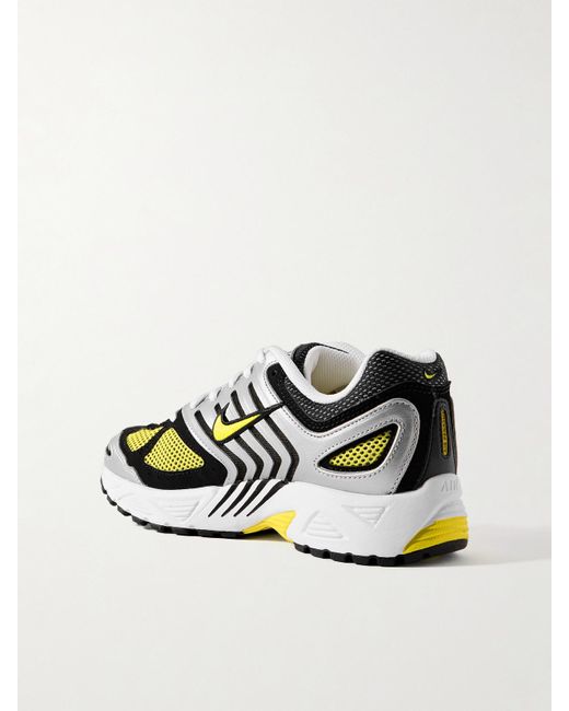 Nike White Air Pegasus 2K5 Leather And Suede-Trimmed Mesh Sneakers