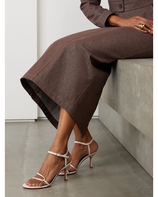 Emme Parsons Natural Loop Leather Sandals