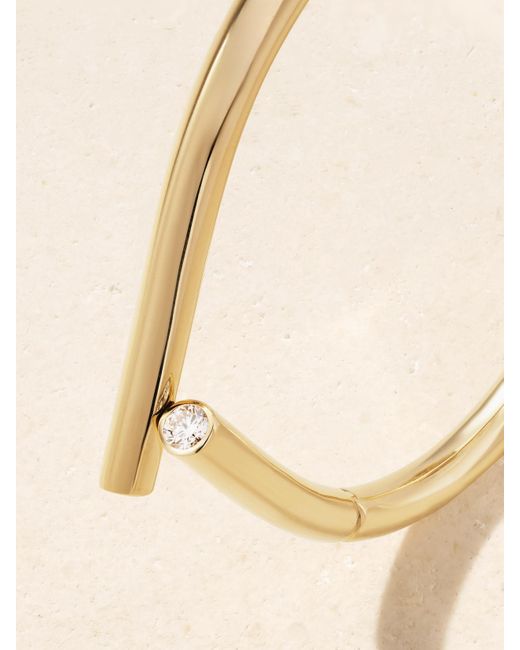 Tabayer Natural Oera Armreif Aus 18 Karat Mit Diamant