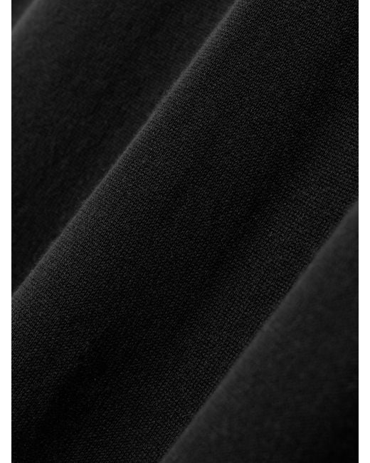 Totême Black Lyocell And Cashmere-Blend Maxi Skirt