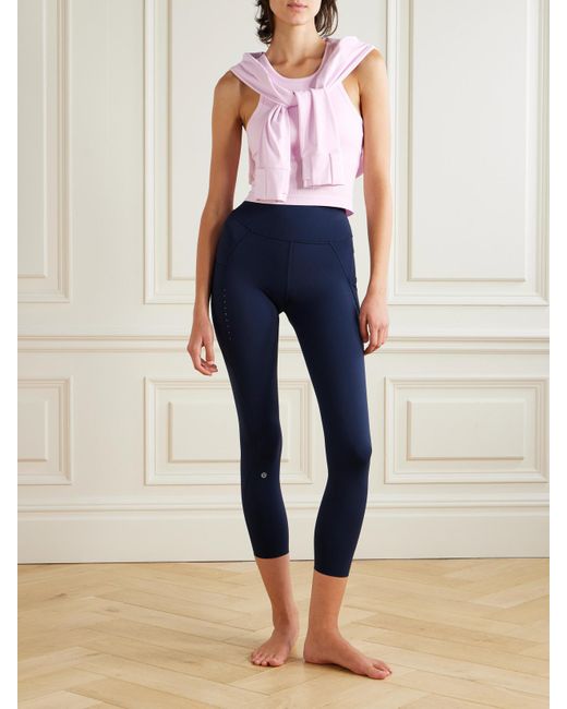 lululemon athletica Pink Ebb To Street Ribbed Jersey Tank