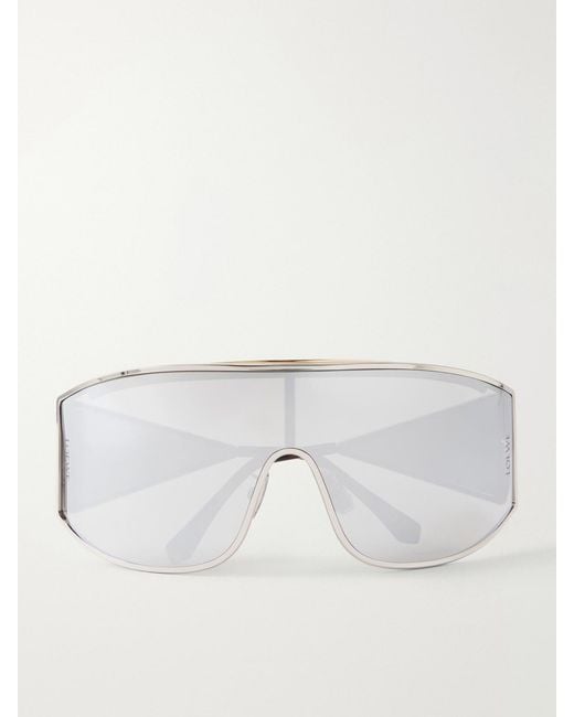 Loewe Metallic Speed Shield Mask Metal Sunglasses