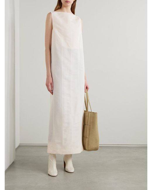 Robe Midi En Popeline De Coton Martay Khaite en coloris White
