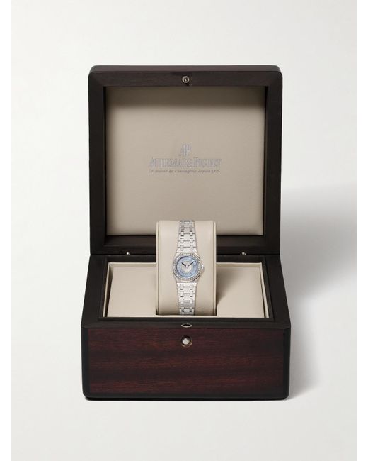 Stephanie Windsor White Audemars Piguet Vintage 1997 Royal Oak 20Mm 18-Karat, Mother-Of-Pearl And Diamond Watch, Ref. No. 67076Bc