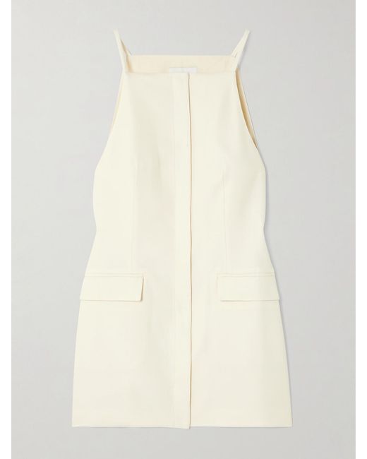 St. Agni Natural Twill Mini Dress