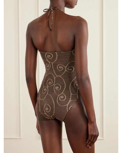 SARA CRISTINA Brown Bahia One-Piece