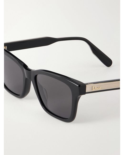 Dior Black Dior Ribbon S2I Square-Frame Acetate Sunglasses