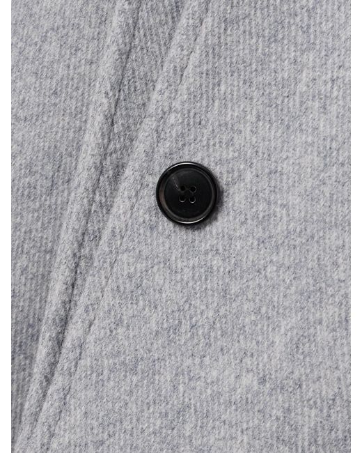 Marie Adam-Leenaerdt Gray Wool Coat