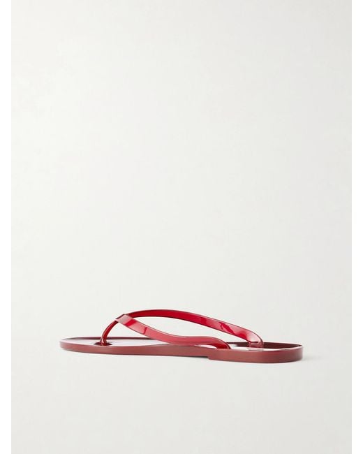 Christopher Esber White Jo Pvc Flip Flops