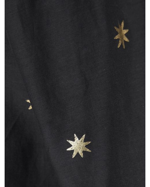Alix Of Bohemia Blue Kiki Celestial Night Printed Cotton And Silk-Blend Shirt