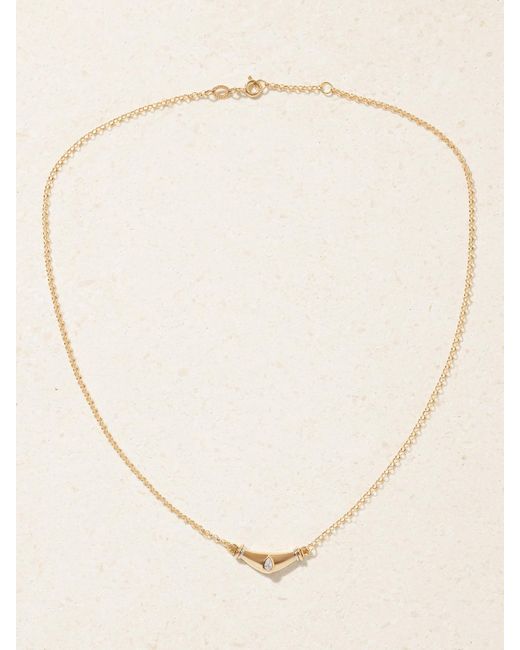 L'Atelier Nawbar Natural Karma 18-Karat And Diamond Necklace