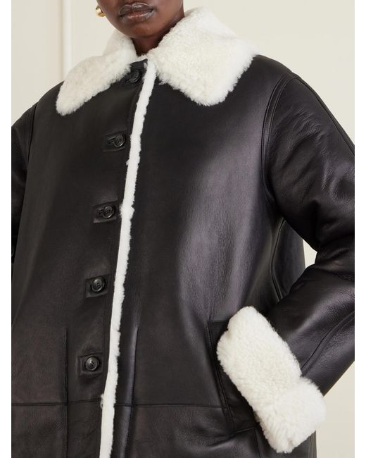 Altuzarra Black Blake Shearling Jacket