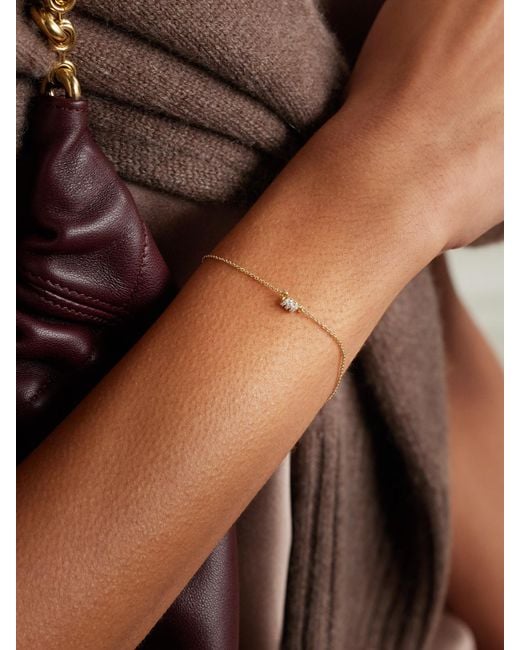 STONE AND STRAND Natural Twinkling Twine 10-Karat Diamond Bracelet