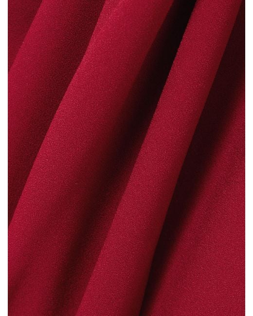 Roksanda Red Elham Draped Crepe Midi Dress
