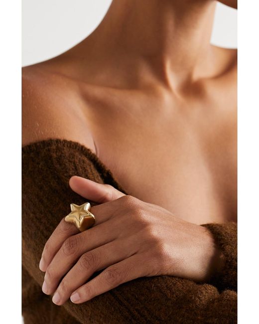 Lauren Rubinski Metallic 14-Karat Diamond Ring
