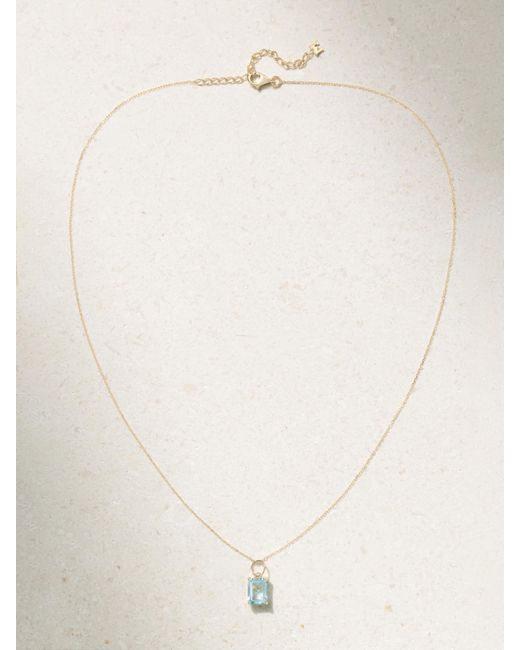 Mateo Natural 14-Karat Topaz Necklace