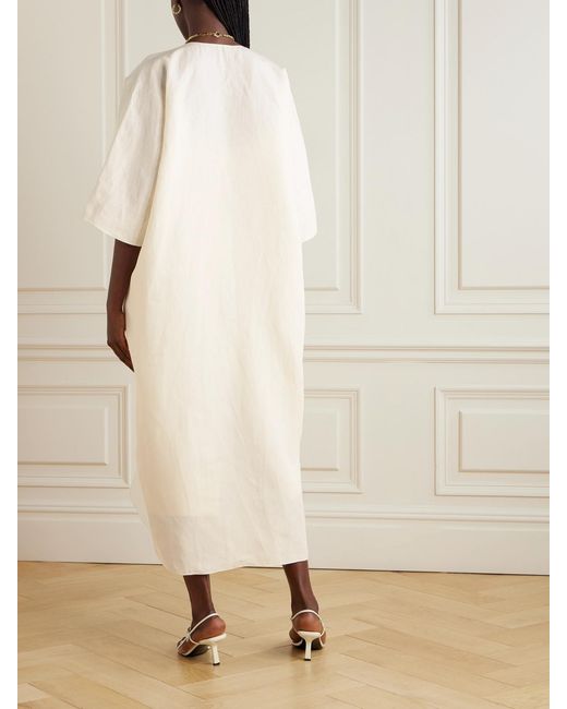 Cortana Natural Bambina Linen Coat