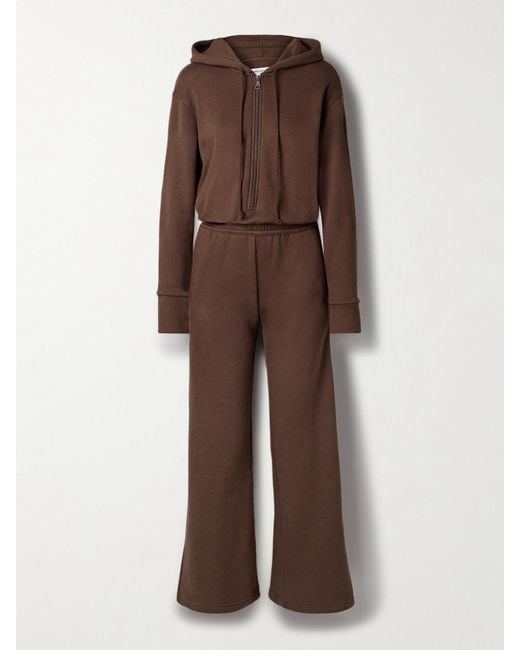 Rivet Utility Brown Manifestor Jersey Jumpsuit
