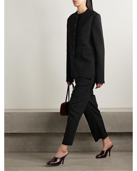 Khaite Black Jameson Crepe Jacket