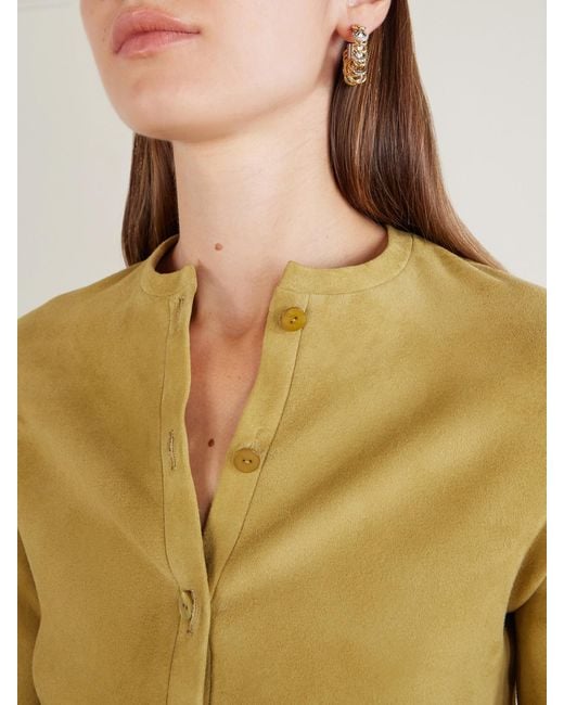 Stouls Natural Astrid Suede Cardigan