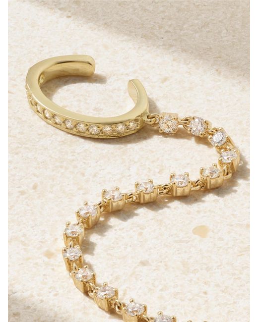 Anita Ko Natural Ear Cuff Aus 18 Karat Mit Diamanten