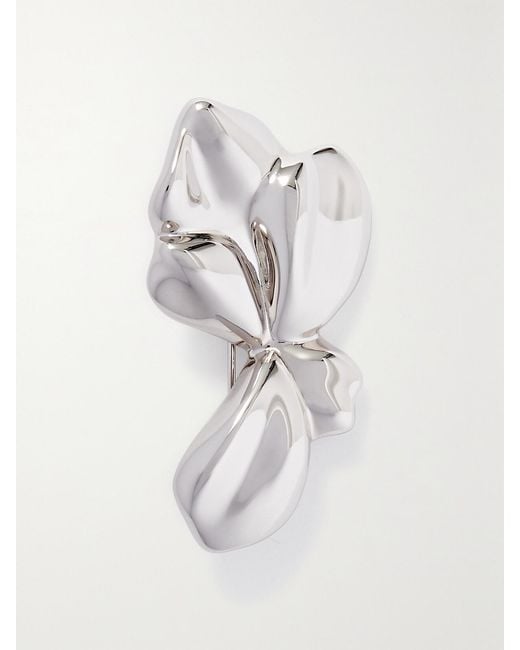 Chloé White Atelier Jolie-Tone Brooch