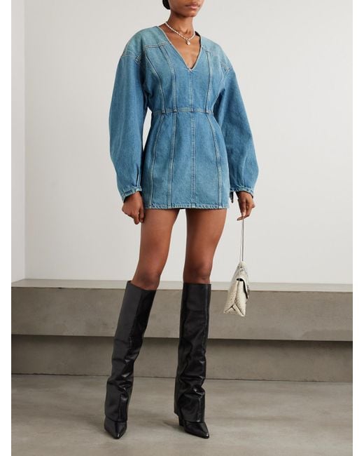 Haikure Blue Darly Minikleid Aus Denim