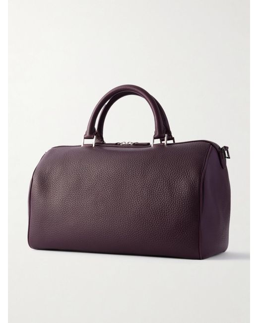 Magda Butrym Purple Varsovia Embellished Textured-Leather Tote Bag