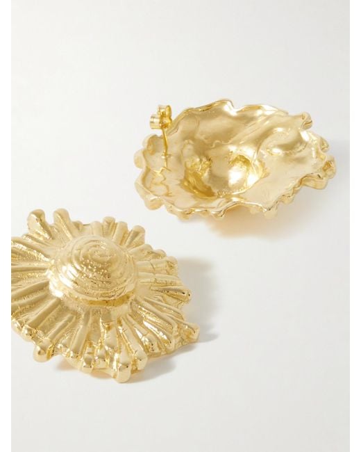YSSO Metallic Ilios-Plated Earrings