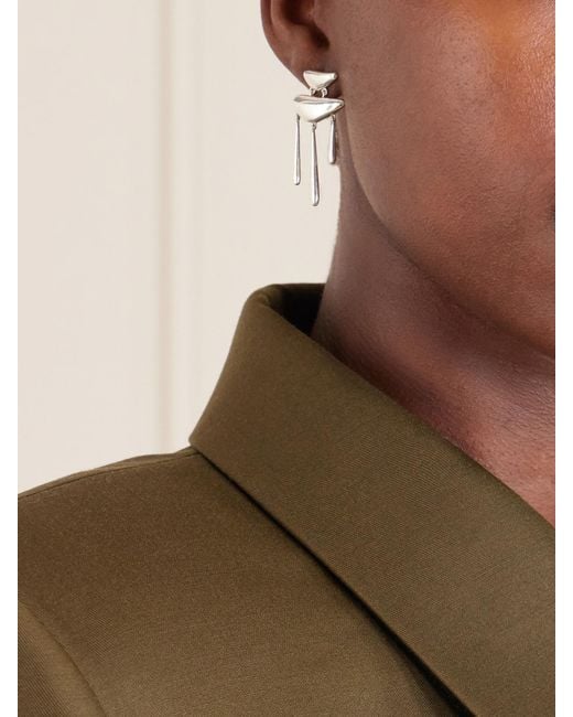 Loren Stewart Natural Cousteau Chandelier Sterling Drop Earrings