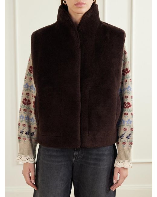 Sea Black Annie Reversible Wool Vest