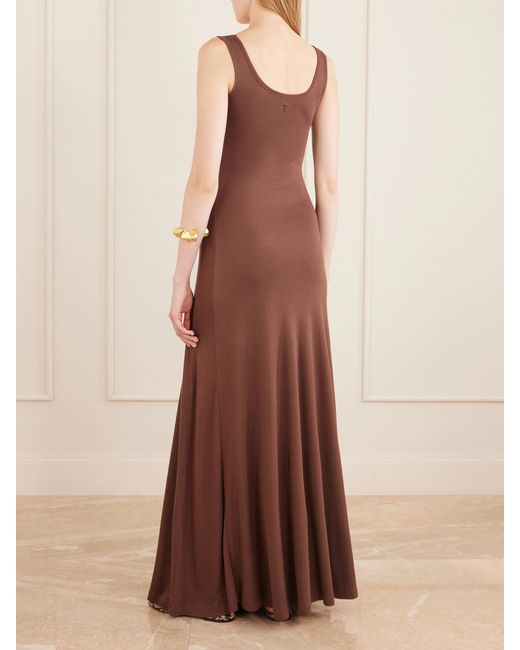 The Park Brown Annie Jersey Maxi Dress