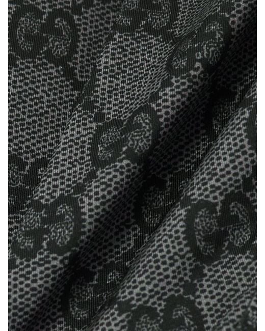 Gucci Black Printed Gg Stretch Jersey Bikini