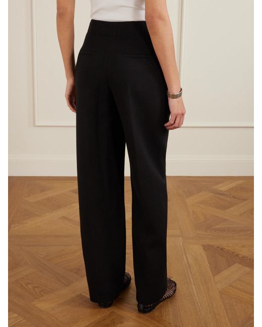Proenza Schouler Black Zee Scuba Straight-Leg Pants