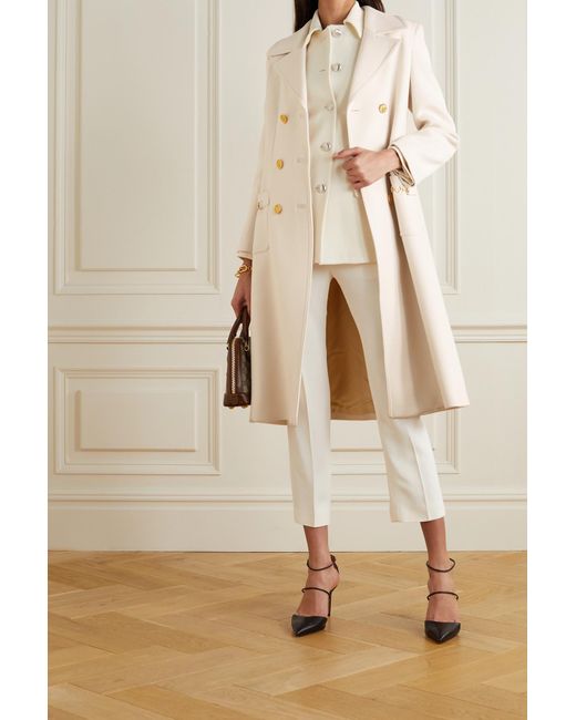 Gucci cream best sale coat