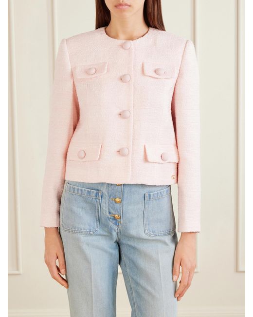 Valentino Garavani Pink Tweed Jacket
